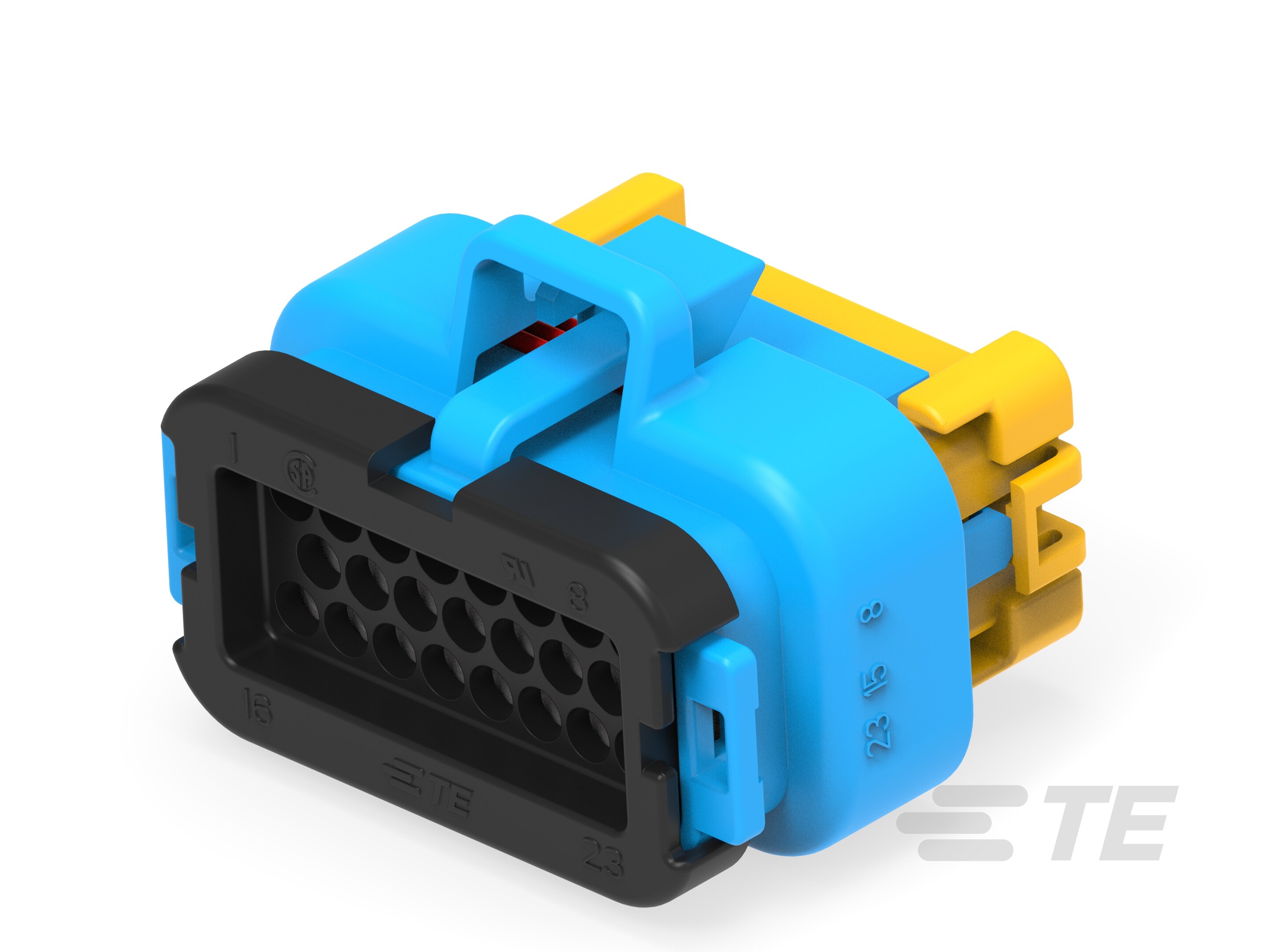 TE Connectivity, 2371, AMPSEAL Female 23 Way Housing For Female Terminals for use with Automotive Connectors