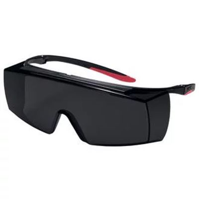 uvex Super F OTG Anti-Mist UV Safety Glasses, Grey Polycarbonate Lens