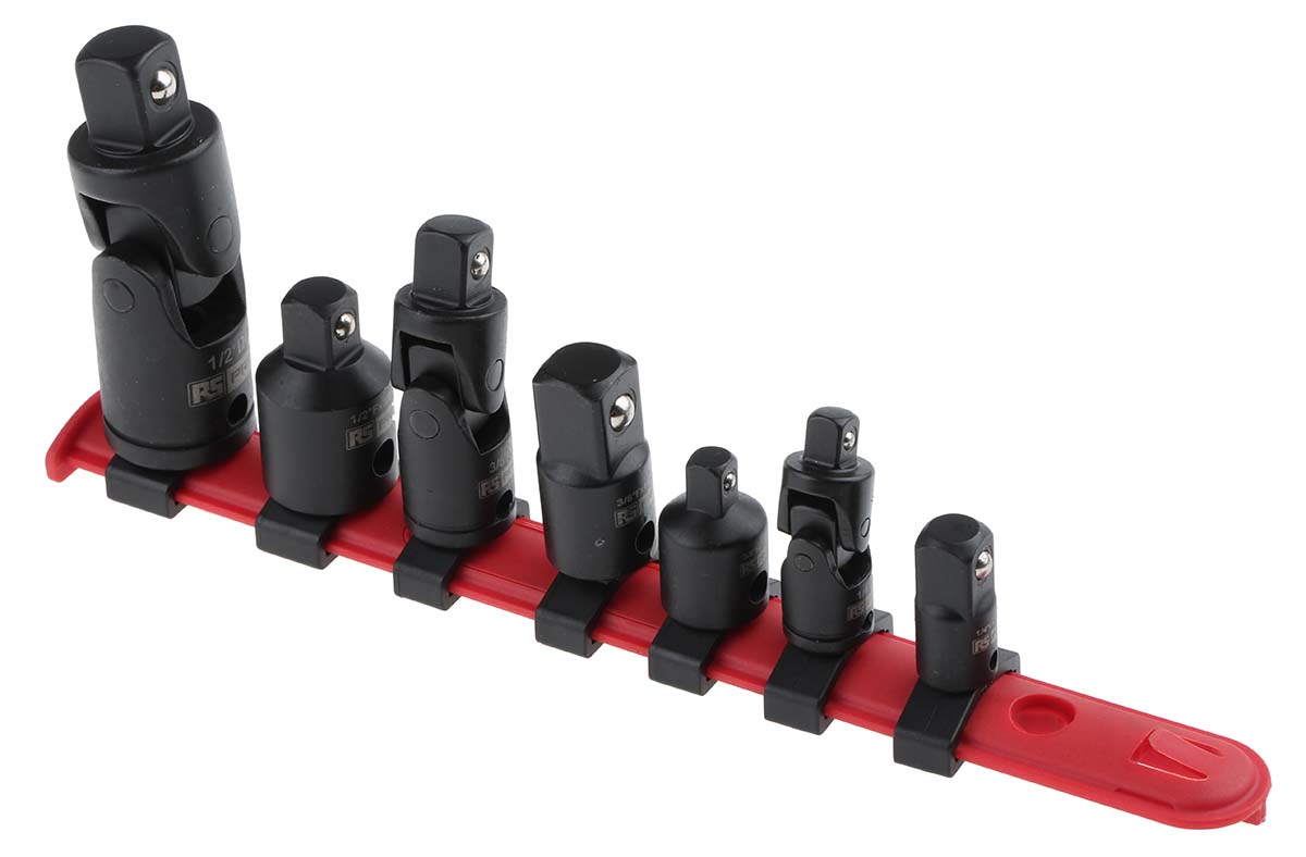 RS PRO 1/4 in Square Adapter Set