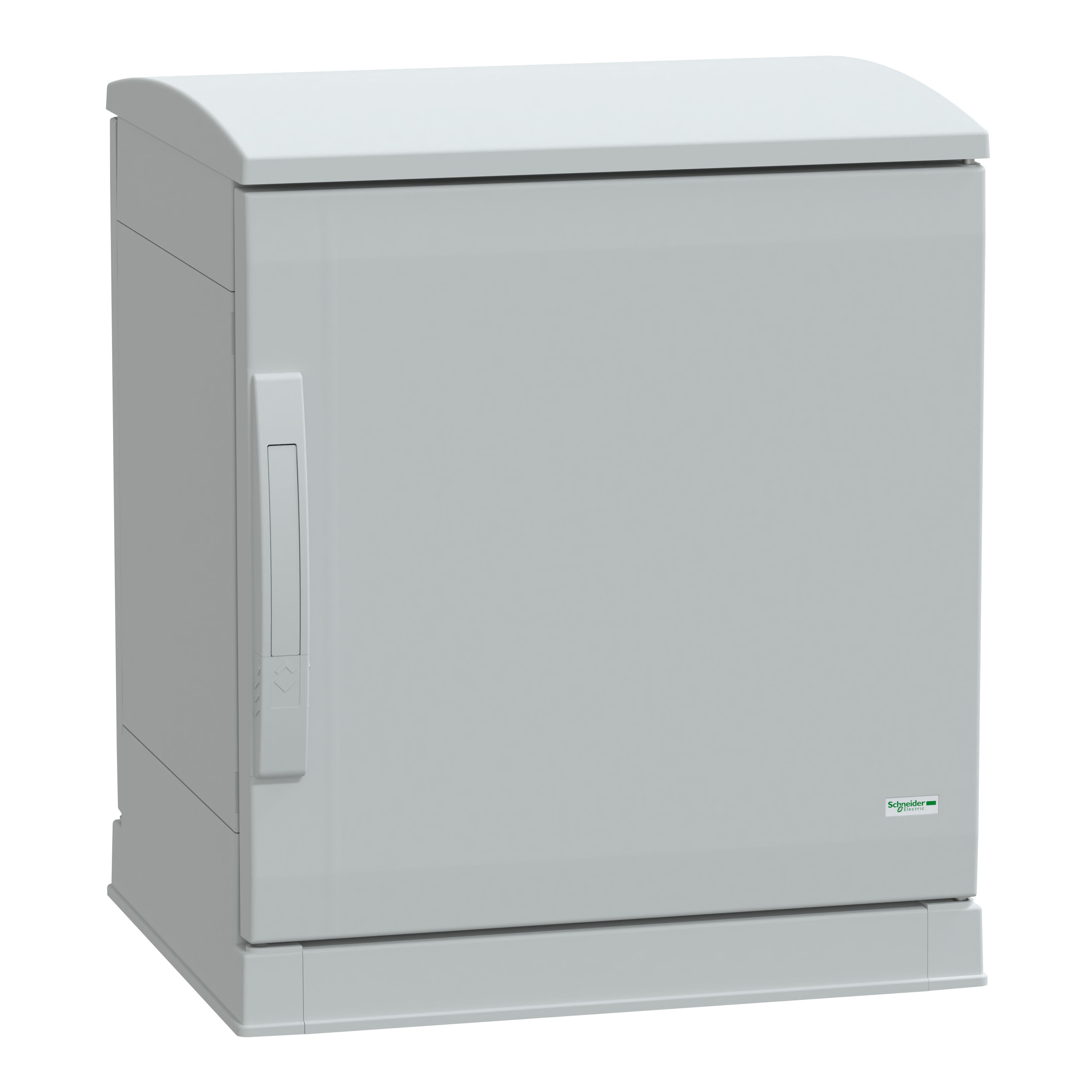 Schneider Electric PanelSeT Series Fibreglass Reinforced Polyester Single-Door-Door Floor Standing Enclosure, Opaque