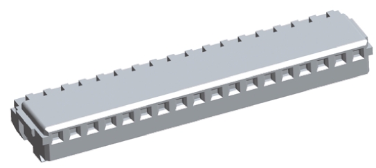 TE Connectivity 18-Way IDC Connector Socket for Cable Mount, 1-Row