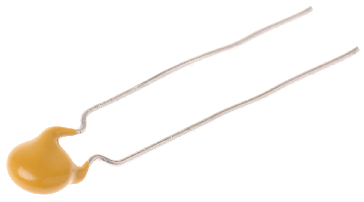 Vishay Single Layer Ceramic Capacitor (SLCC) 220pF 1kV dc ±10% Y5R Dielectric, F, Through Hole +125°C Max Op. Temp.