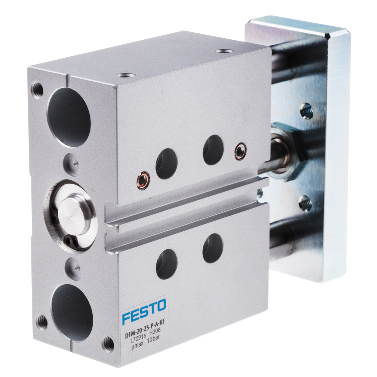 Festo Pneumatic Guided Cylinder - 170916, 20mm Bore, 25mm Stroke, DFM Series, Double Acting