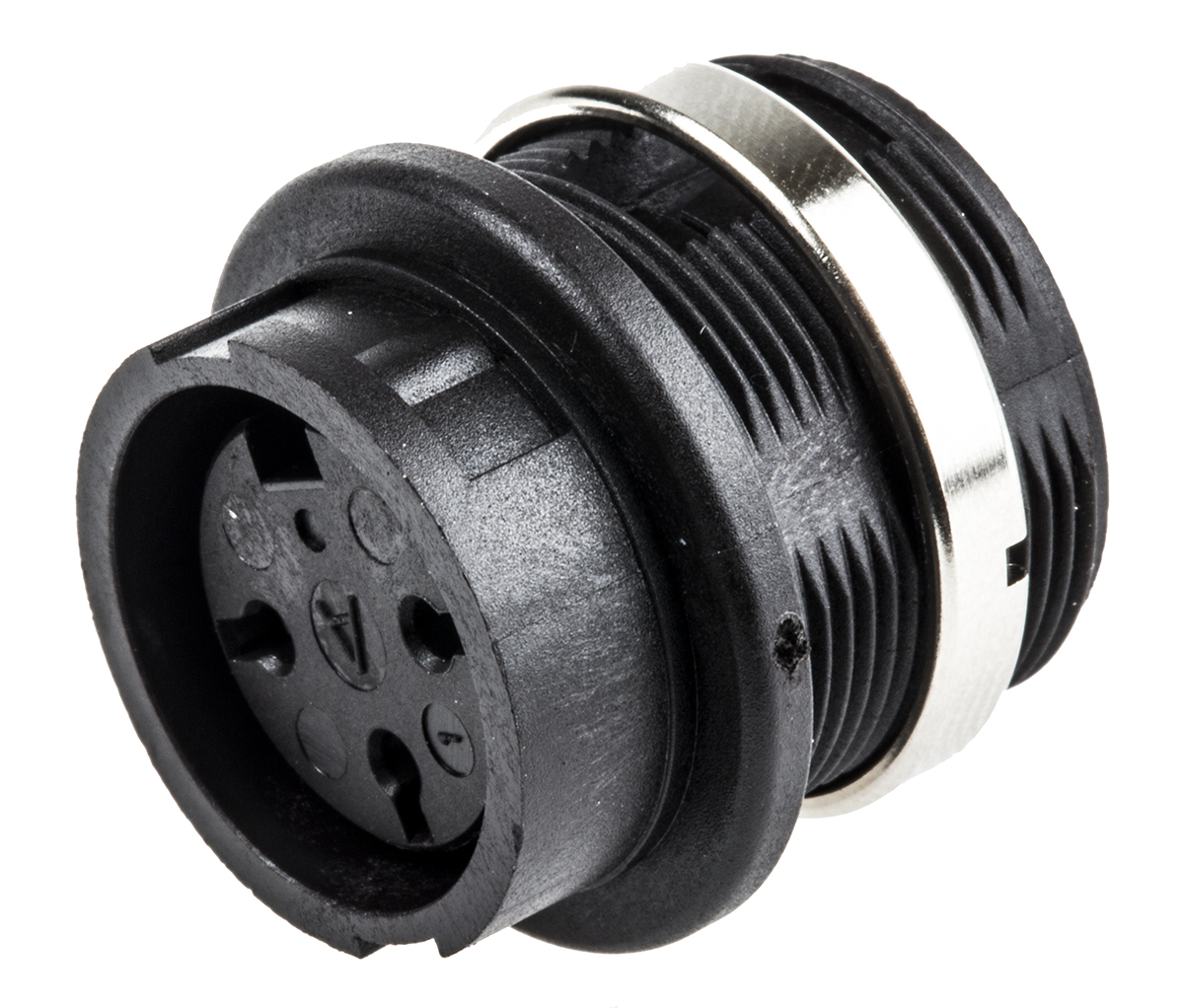 Amphenol Industrial, signalmate C091 3 Pole M16 Din Socket, 5.0A, 300 V IP40, Panel Mount