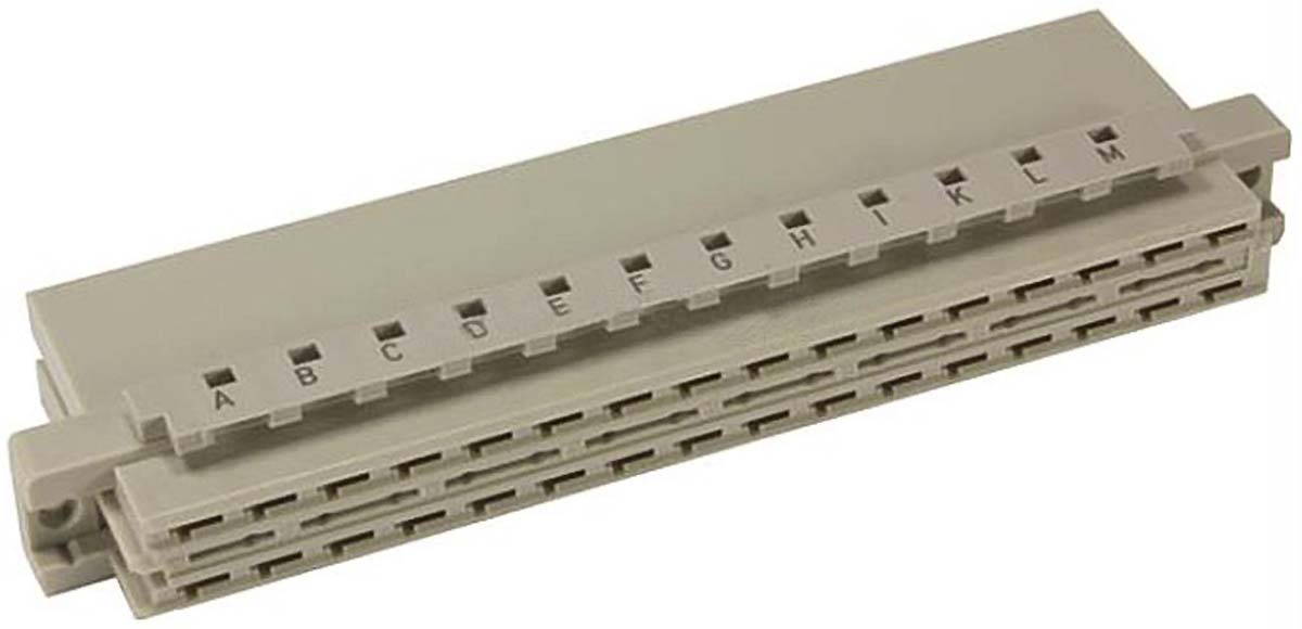 HARTING 09 04 32 Way 5.08mm Pitch, Type D, 2 Row, Straight DIN 41612 Connector, Socket