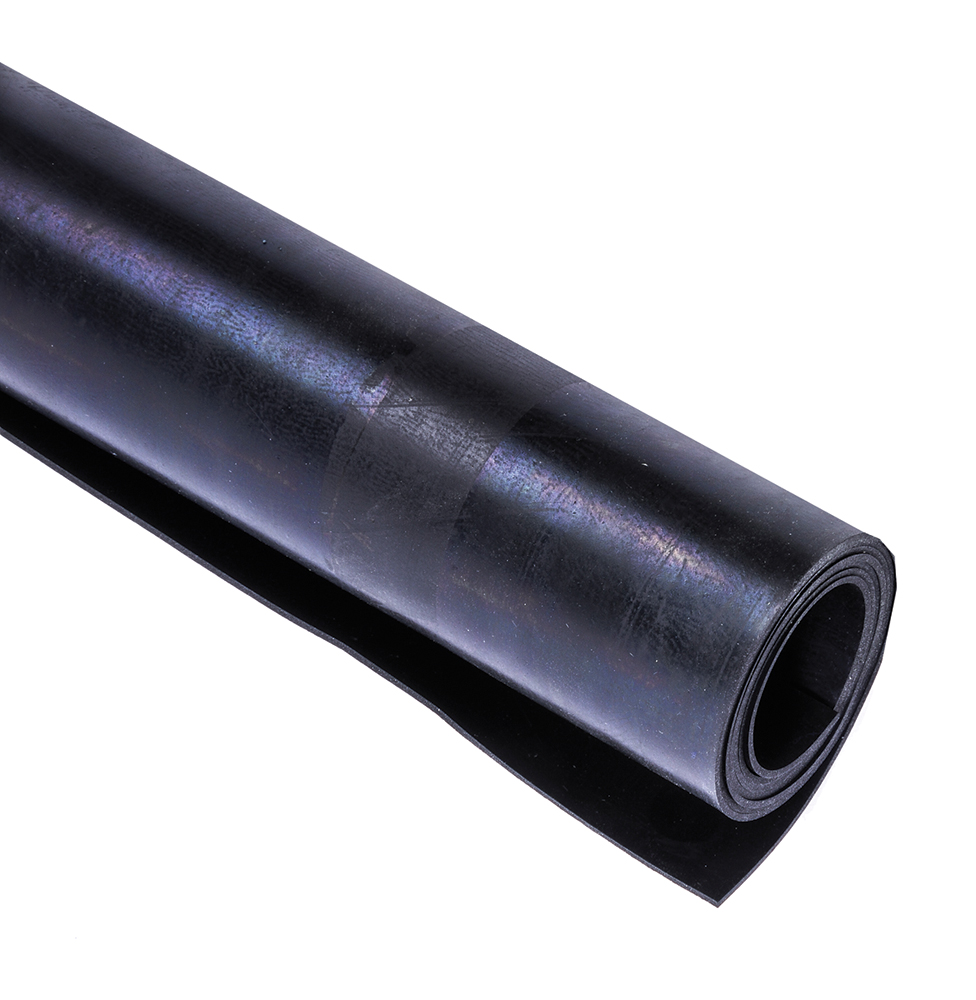 RS PRO Black Neoprene Rubber Sheet, 1m x 600mm x 1.5mm, -10°C to 70°C