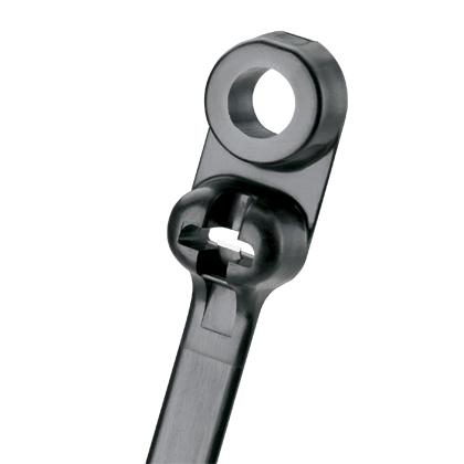Panduit Cable Ties, 216mm x 4.7 mm, White Nylon, Pk-100