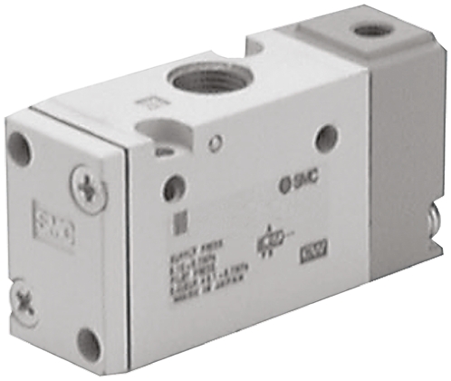SMC 5/2 Pneumatic Solenoid Valve - Pilot/Pilot Rc 1/8 SYJA7000 Series