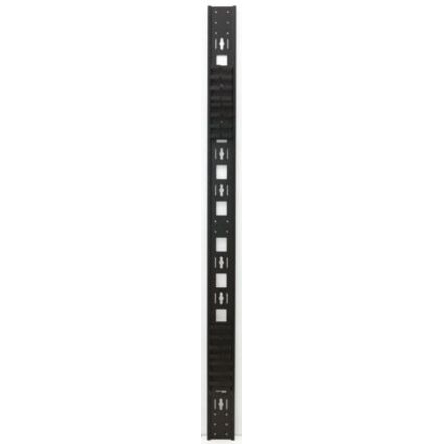 RS PRO Steel Cable Organiser for Use with 42U Rack Unit, 120 mm x 13 mm x 42 Uin