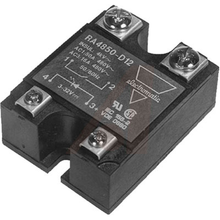 Carlo Gavazzi RA 48 Series Solid State Relay, 90 A Load, Panel Mount, 530 V ac Load, 32 V dc Control