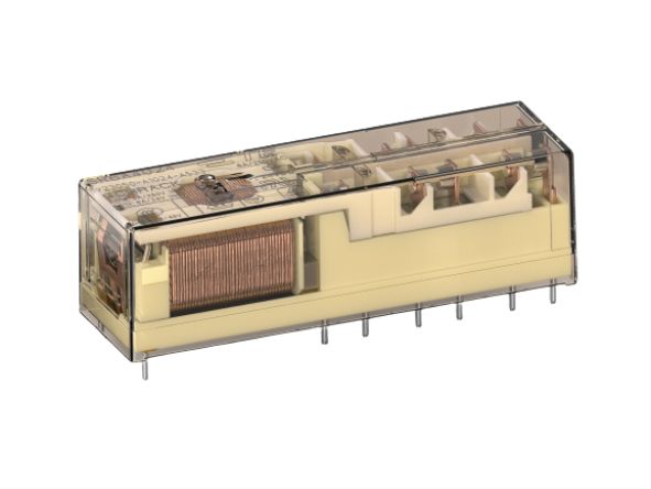 TE Connectivity PCB Mount Force Guided Relay, 24V dc Coil Voltage, 6 Pole, 3PDT