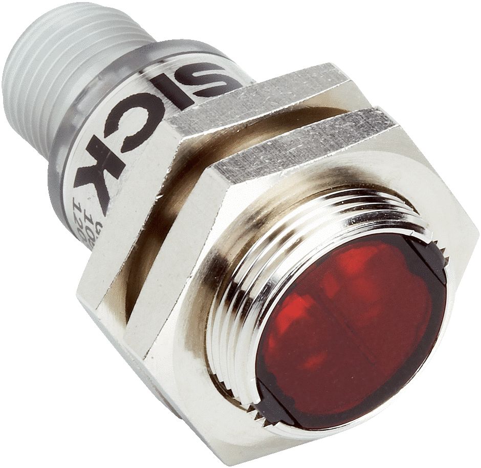 SICK Through Beam Photoelectric Sensor, Barrel Sensor, 0 → 15 m Detection Range