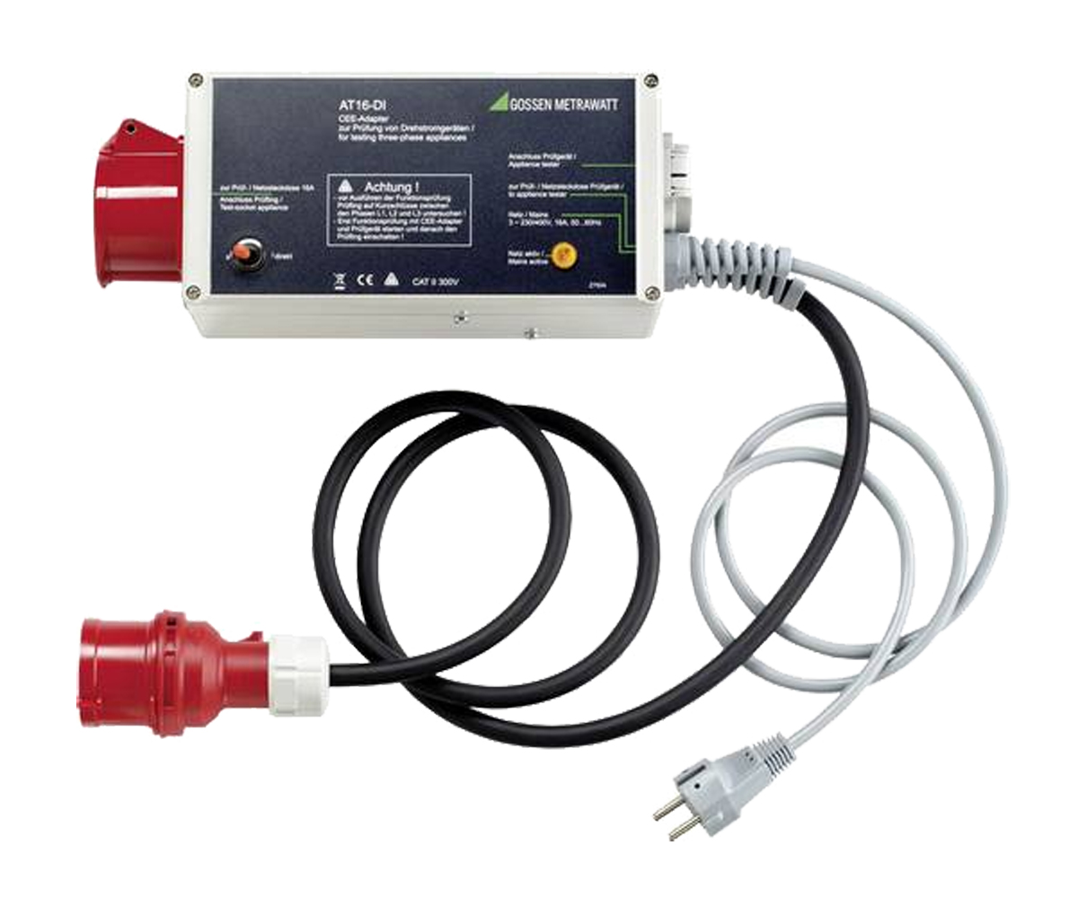 Gossen Metrawatt Z750A AC Current Adapter, For Use With 5 Pole CEE Outlets