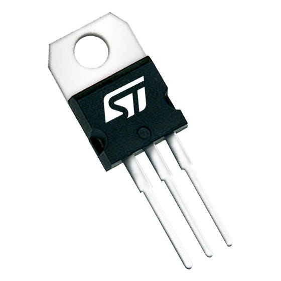 STMicroelectronics, 1-Channel Low Dropout Voltage, Voltage Regulator, 500 mA, 5/24 V, TO-220 3-Pin