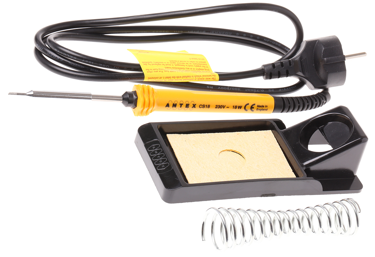 Antex Electronics Electric Soldering Iron Kit, 230V, for use with Antex Soldering Stations