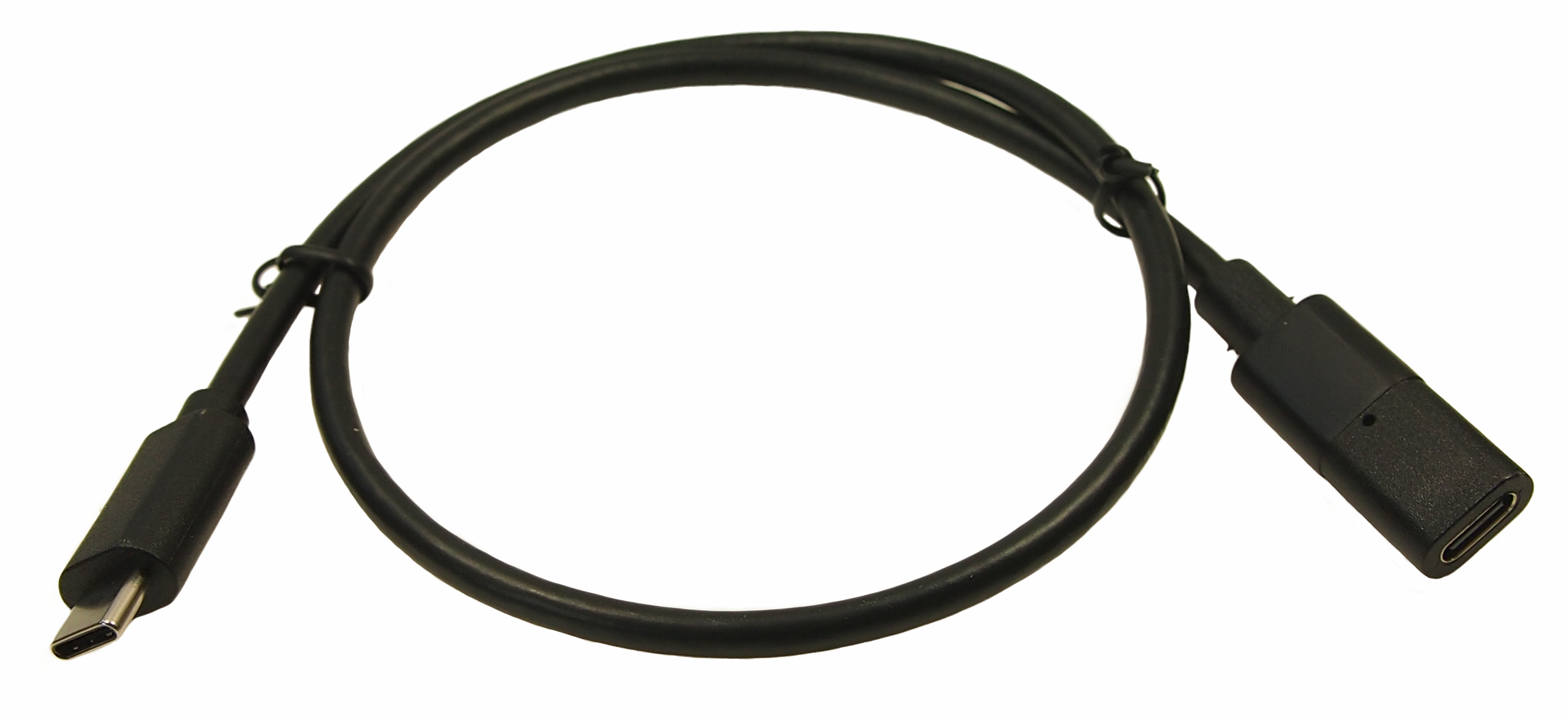 RS PRO USB 3.1, Male USB C to Female USB C, 500mm