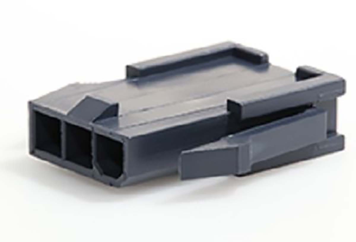 Molex, 172646 Male Housing Plug, 4.2mm Pitch, 3 Way, 1 Row