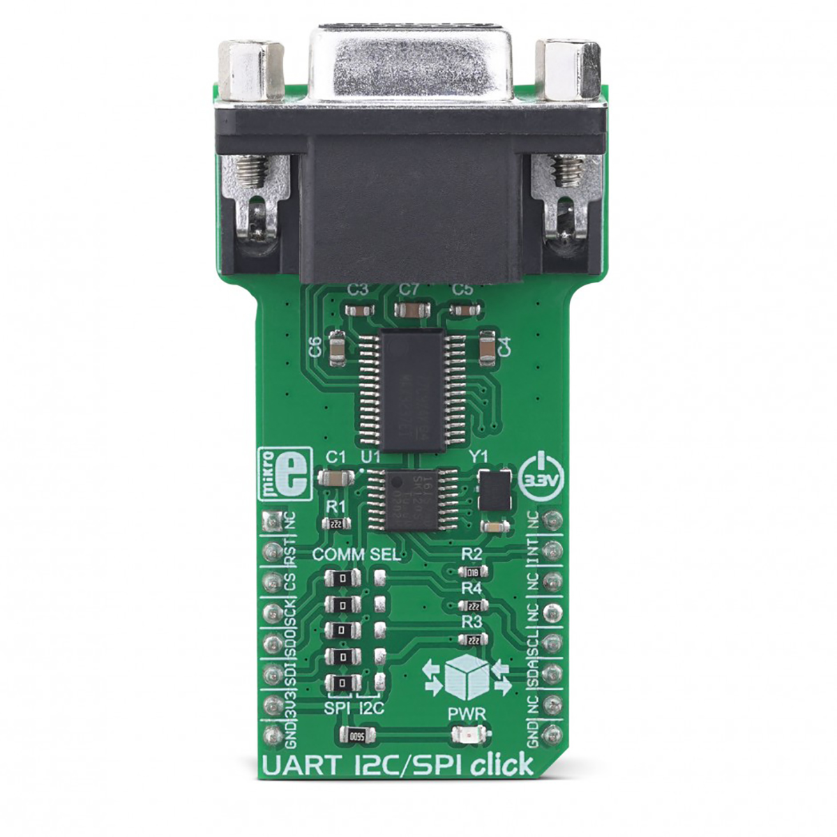 MikroElektronika UART I2C/SPI Click SC16IS740 MIKROE-3349
