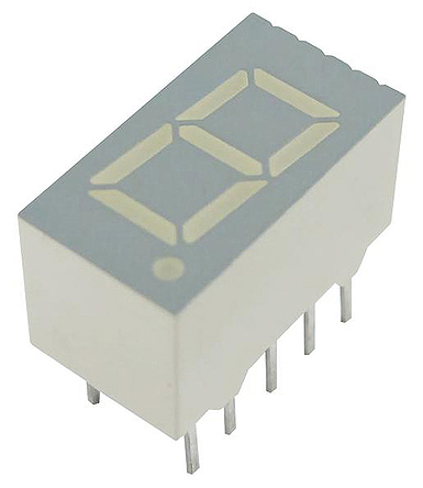 SC36-11CGKWA Kingbright 7-Segment LED Display, CC Green 11 mcd RH DP 9.1mm