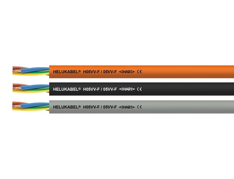 Helukabel H05VV-F Series White 1 Hook Up Wire, 18, PVC Insulation, 29469