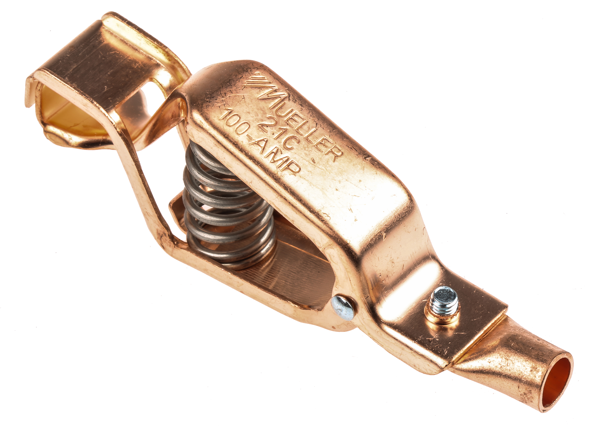 Mueller Electric Crocodile Clip, Copper Contact, 100A