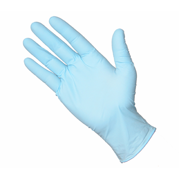 RS PRO Blue Powder-Free Nitrile Disposable Gloves, Size S, 100 per Pack