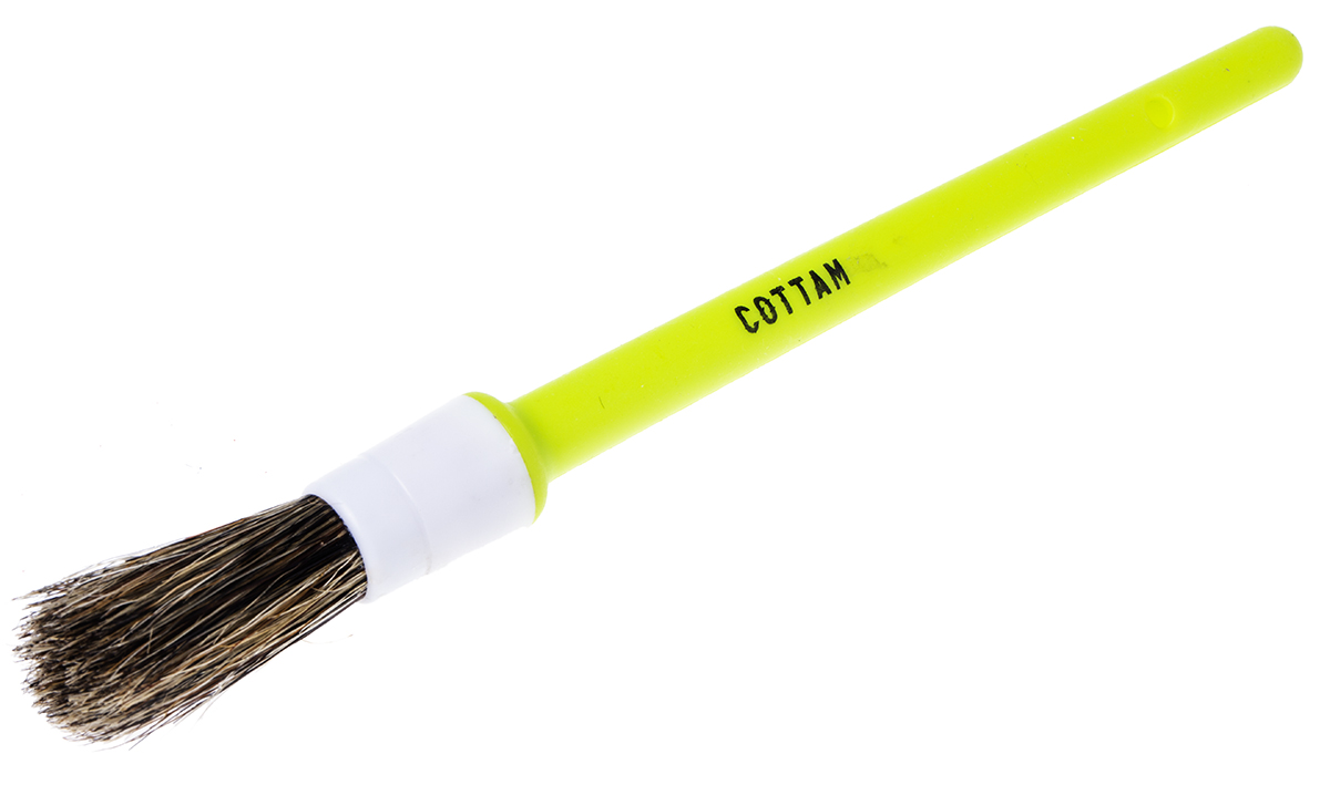 Cottam Thin 12mm Paint Brush with Round Bristles