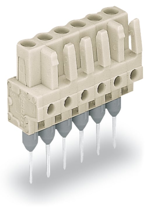 WAGO 722 Series Pluggable Connectors for Use with Rail Mount Terminal Blocks, 12A