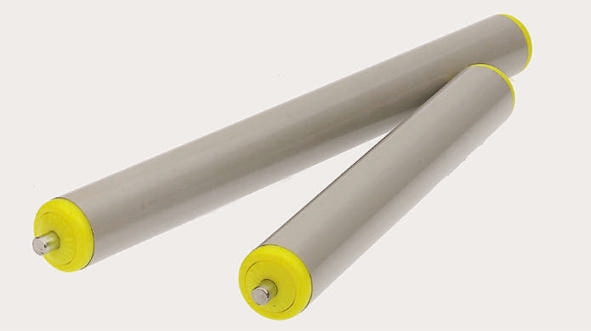 Interroll Zinc Plated Steel Round Conveyor Roller Female 50mm Dia. x 450mm L, Steel, 12mm Spindle, 460mm Overall Length