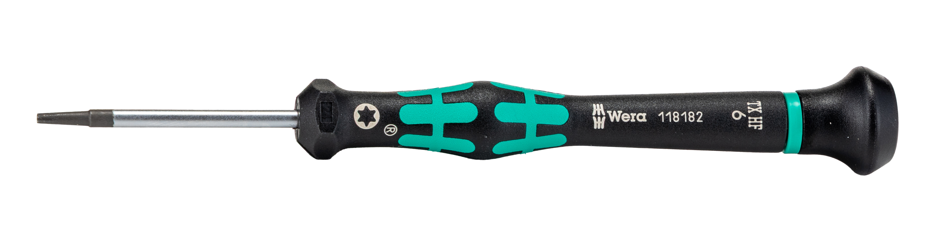 Wera Torx Precision Screwdriver, T6 Tip, 40 mm Blade, 137 mm Overall