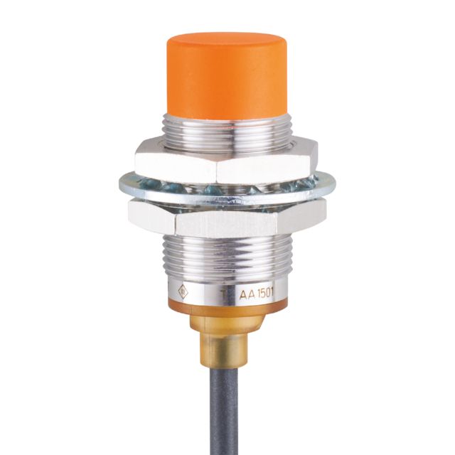 ifm electronic Inductive Threaded Barrel Proximity Sensor, M18, 12 mm Detection, PNP/NPN NC, 10 → 30 V dc