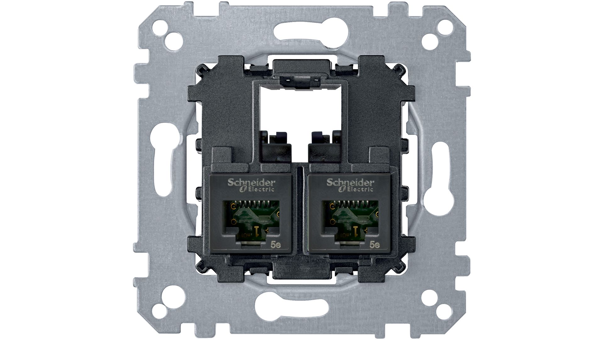Schneider Electric D-Life Black, Grey Electrical Socket, RJ45