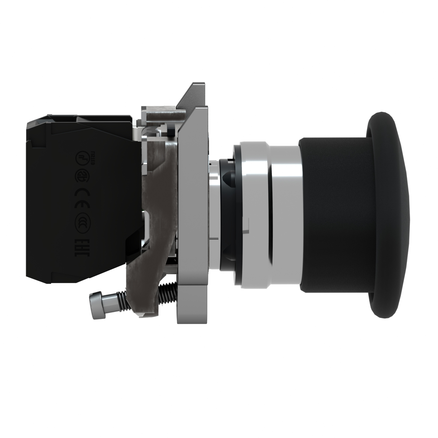 Schneider Electric Harmony XB4 Black Push Button NO Spring Return