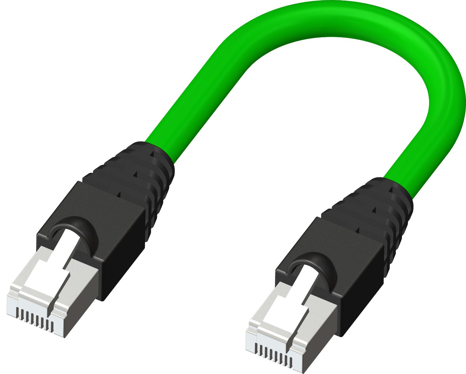 RS PRO, 10m Cat5e, Green RJ45 to Male RJ45 Female