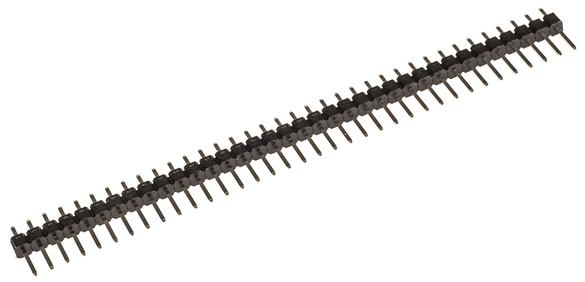HARWIN M20 Series Straight Through Hole Pin Header, 36 Contact(s), 2.54 mm Pitch, 1 Row, Unshrouded