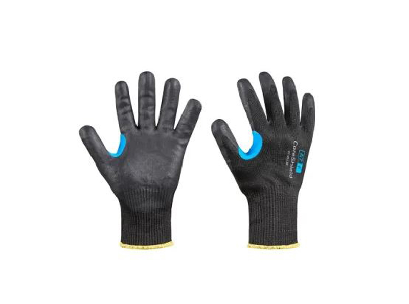 Honeywell Black Nitrile Microfoam, Stainless Steel, High Performance Polyethylene Work Gloves Cut Resistant, Abrasion
