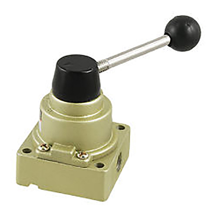 SMC Lever 4/3 Pneumatic Manual Control Valve VH200 Series, Rc 1/4, 1/4in, III B