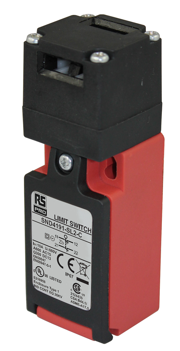 RS PRO Limit Switch, 2NC, IP67, Plastic Housing