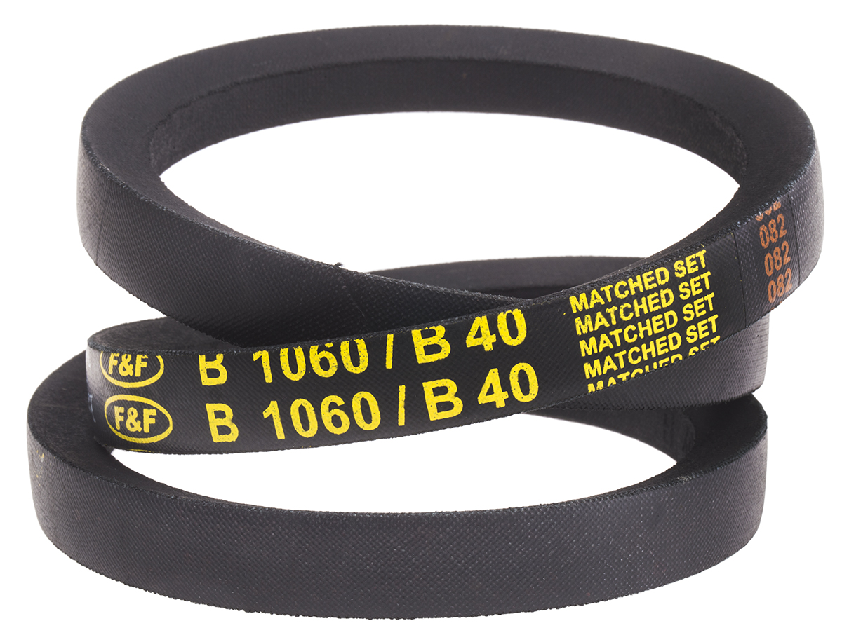 RS PRO Drive Belt, belt section B, 1010mm Length