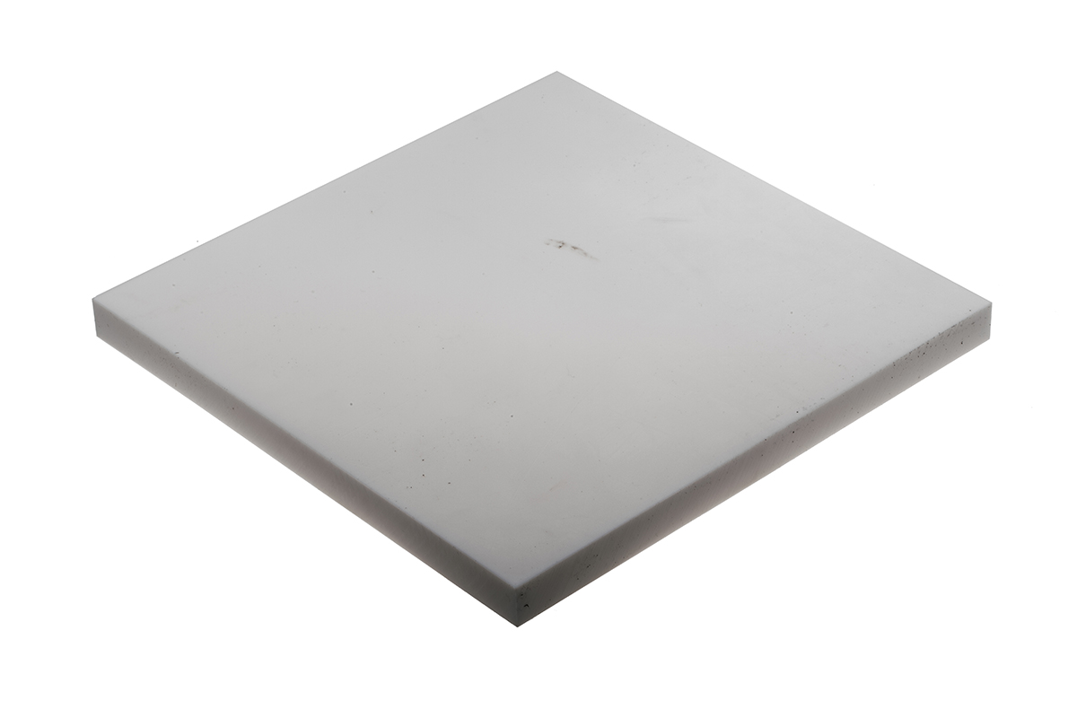 RS PRO White Plastic Sheet, 300mm x 300mm x 20mm