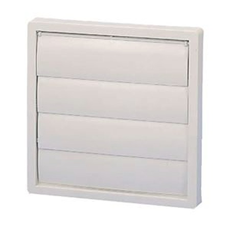 Soler&Palau Black PVC Vent Grille, 605 x 605mm