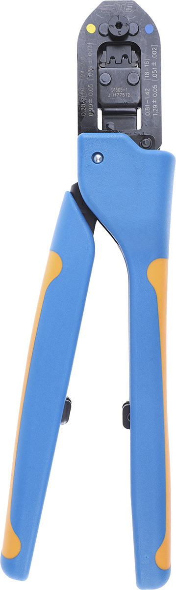TE Connectivity CERTI-CRIMP II Hand Ratcheting Crimp Tool for Multimate Type III+ Contacts, 0.2 → 1.25mm² Wire