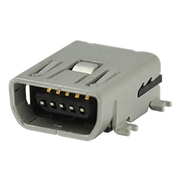 Same Sky Horizontal, SMT Type Mini AB Type 2 USB Connector