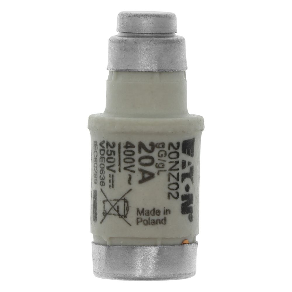 Eaton 20A D02 Bottle Fuse, 400V ac