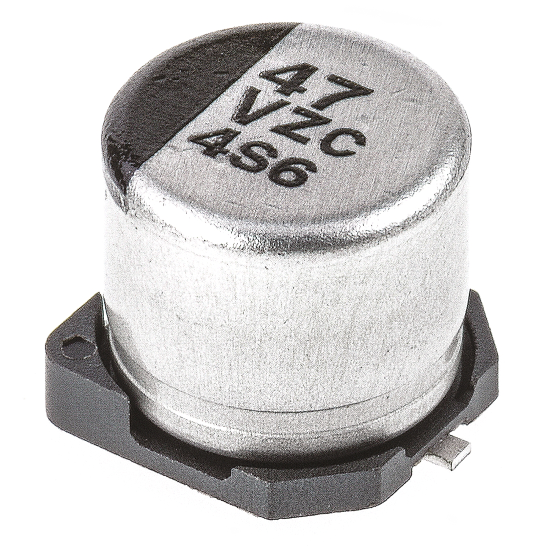 Panasonic 47μF Surface Mount Polymer Capacitor, 35V dc