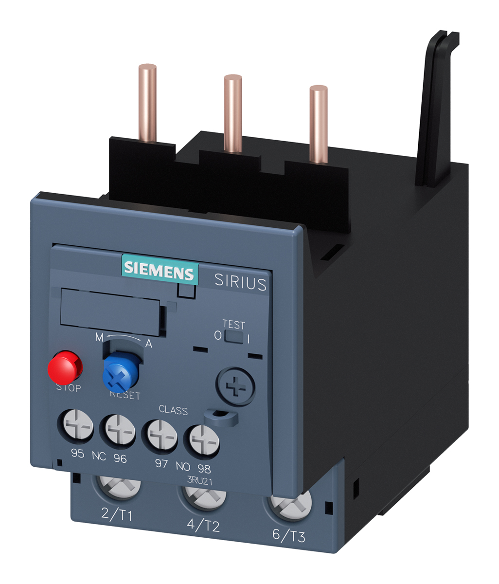 Siemens SIRIUS 3RU2 Thermal Overload Relay 1NO + 1NC, 57 A F.L.C, 57 A Contact Rating, 3P, SIRIUS