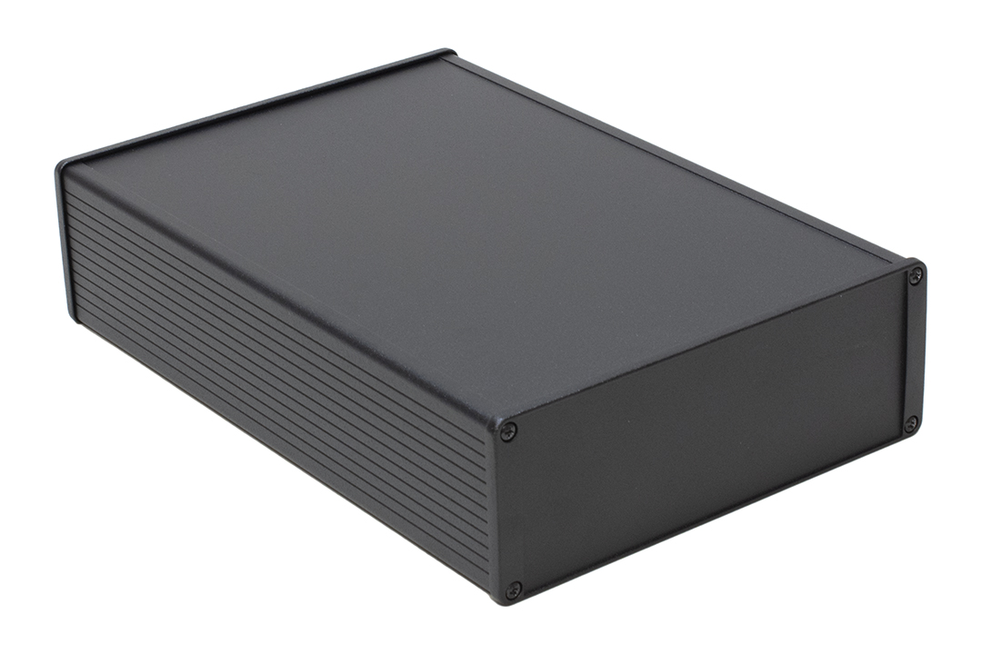Hammond 1457-EMI Black Aluminium Instrument Case, 280 x 192 x 69mm