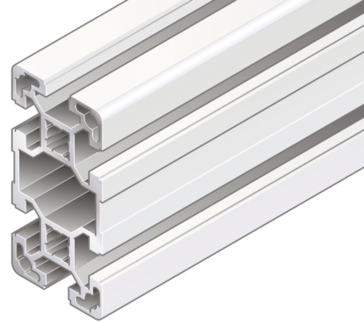 Bosch Rexroth Silver Aluminium Profile Strut, 40 x 80 mm, 10mm Groove, 3000mm Length