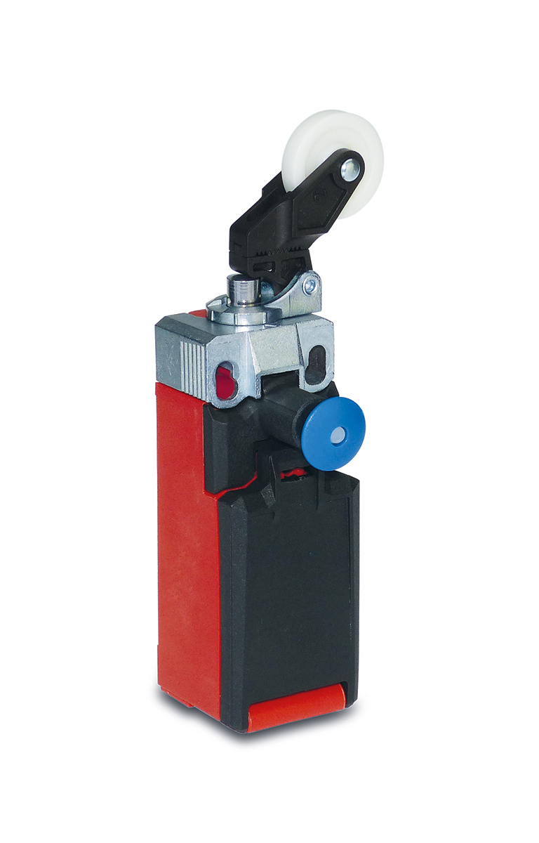 Bernstein AG I81 Series Roller Lever Limit Switch, NC/NO, IP66, IP67, DPST, Thermoplastic Housing, 240V ac Max, 5A Max