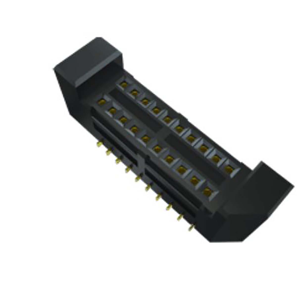 Samtec SEM Series Straight Surface Mount PCB Socket, 20-Contact, 3-Row, 0.8mm Pitch, Solder Termination